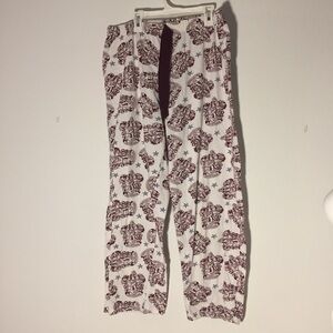 Harry Potter Gryffindor House Crest Ladies bottom pjs lounging pants sleepwear L